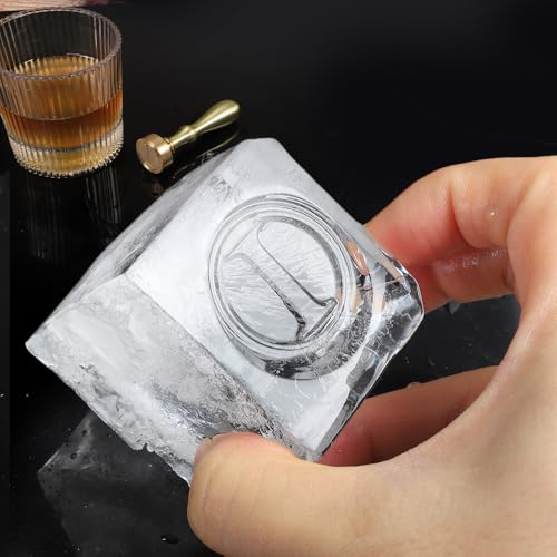 Sello para Cubos de Hielo con Cabeza de Latón y Mango miniatura 5