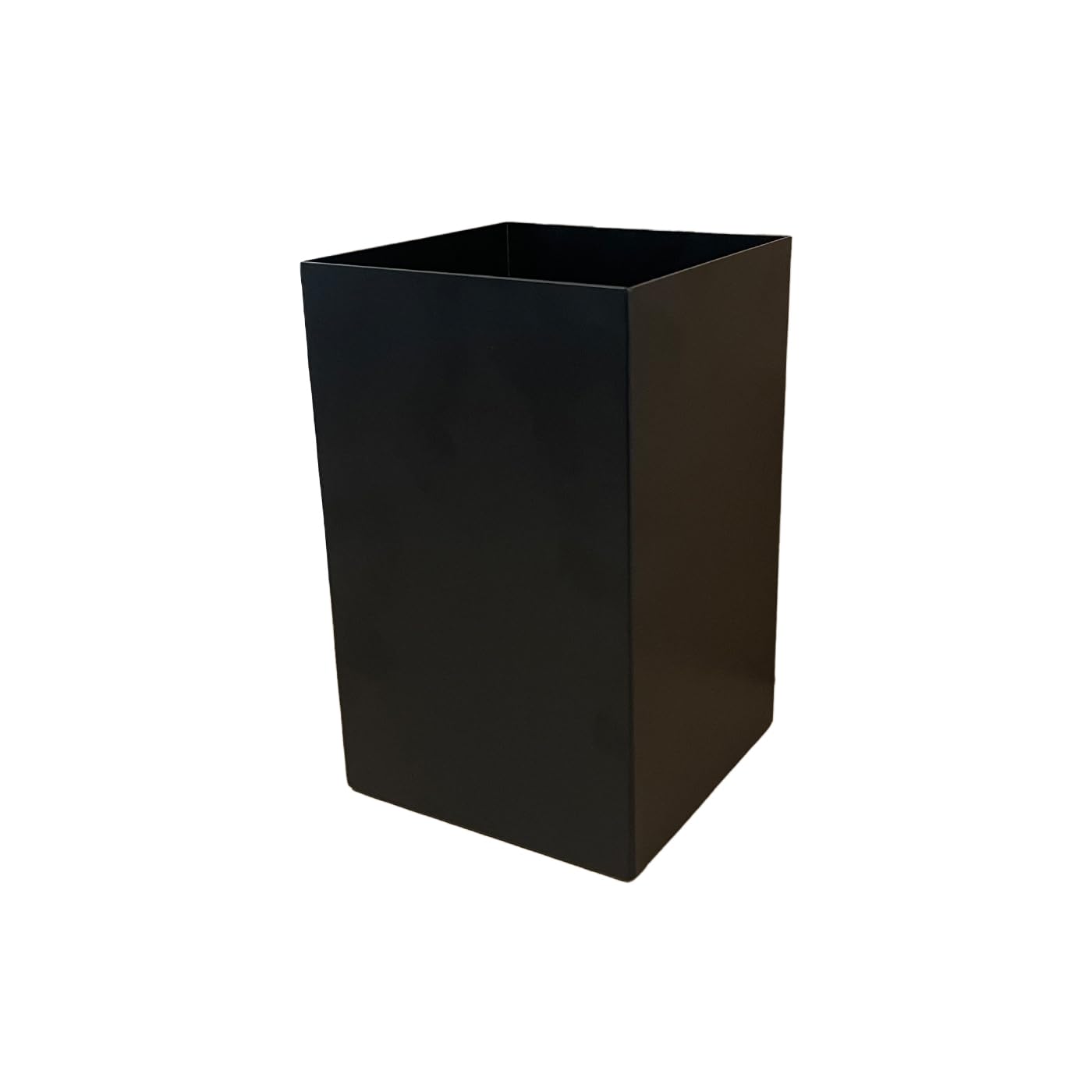 CORE PLANTER - Modern Steel Indoor and Outdoor Plant Pot Herb Garden Planter Succulent Pot Window Planter With Drainage Hole | (Black, Small Cube)
