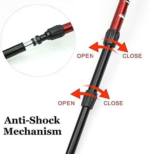 Outdoor Travel Camping Hiking Climbing Walking Stick Aluminium Alloy Alpenstock Skiing Trekking Pole Arrival Easy to Carry.