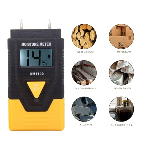 Compteur de bois numérique portable avec double unité de mesure