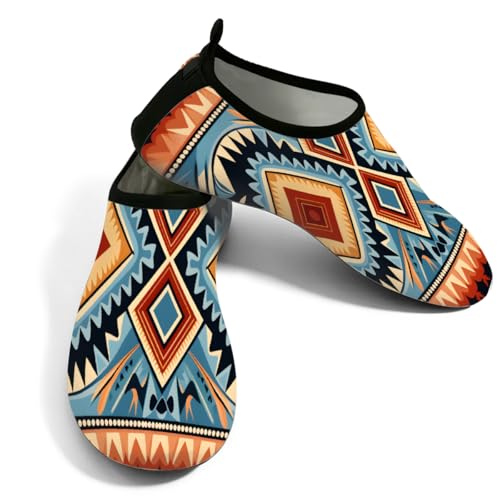 Zapatos deportivos acuáticos unisex de secado rápido con diseño bohemio sin cordones