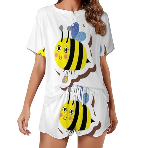Sleepwear ete femme Abeille pour ne plus souffrir de la chaleur la nuit