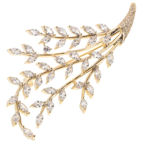 Broche de gemas imitación brillantes talladas a mano accesorio exclusivo VALICLUD
