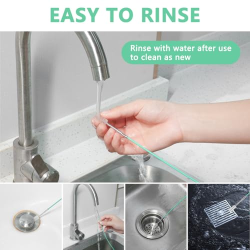 Adiwo Rohrreinigungsbürste Auto, Schiebedach Reinigungsbürste,300 cm Auto Schiebedach Reinigungsbürste, Autowaschausrüstung, Bürsten Reinigung Pflege