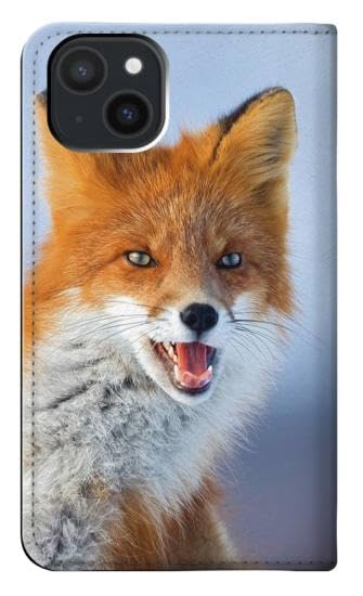 Étui clapet iPhone 15 Plus Fox – Protégez votre écran des rayures