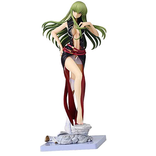 Wgjbmg Code Geass: Lelouch Of The Rebellion R2: C.c 1065 Action Pvc Figure - Anime Pretty Girl Handmade Model/Character Sculpture - Computer Desktop Decoration Collection - High 7.8 Inches，Boxed #TOP5