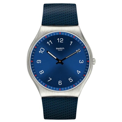 Swatch Hommes Montre SS07S102 boîtier extra-plat en acier inoxydable brossé