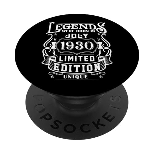 Cumpleaños Julio 1930 Edición Limitada Regalo Legend July PopSockets PopGrip Intercambiable