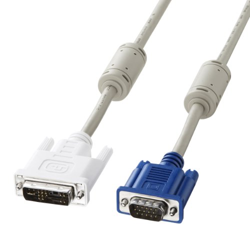 Amazon.co.jp: サンワサプライ DVIケーブル アナログ 1m KC-DVI-HD1K3