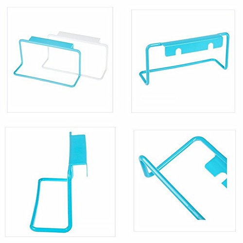 Splenssy Kabinet deur terug handdoekhouder kunststof bekleed handdoek hangen multifunctionele keuken kleerhanger rek - Image 7