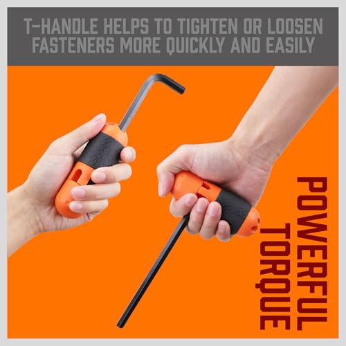 image for HORUSDY 32-Piece Hex Key Set with Another Torque Handle, Allen Wrench 