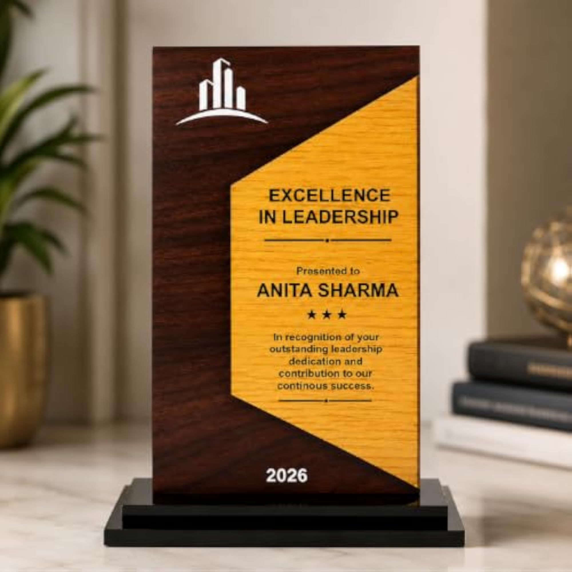 Personalised Award Trophy for Corporate Recognition
