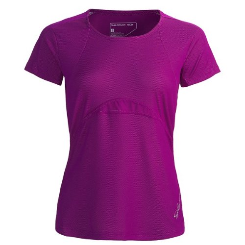 T-Shirt XA Salomon Violet XS : finie la transpiration pendant votre running
