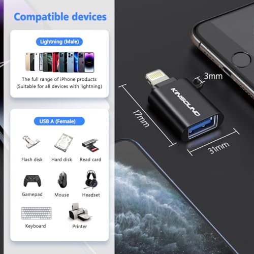 Image of Kinsound USB OTG (Black Apple OTG)