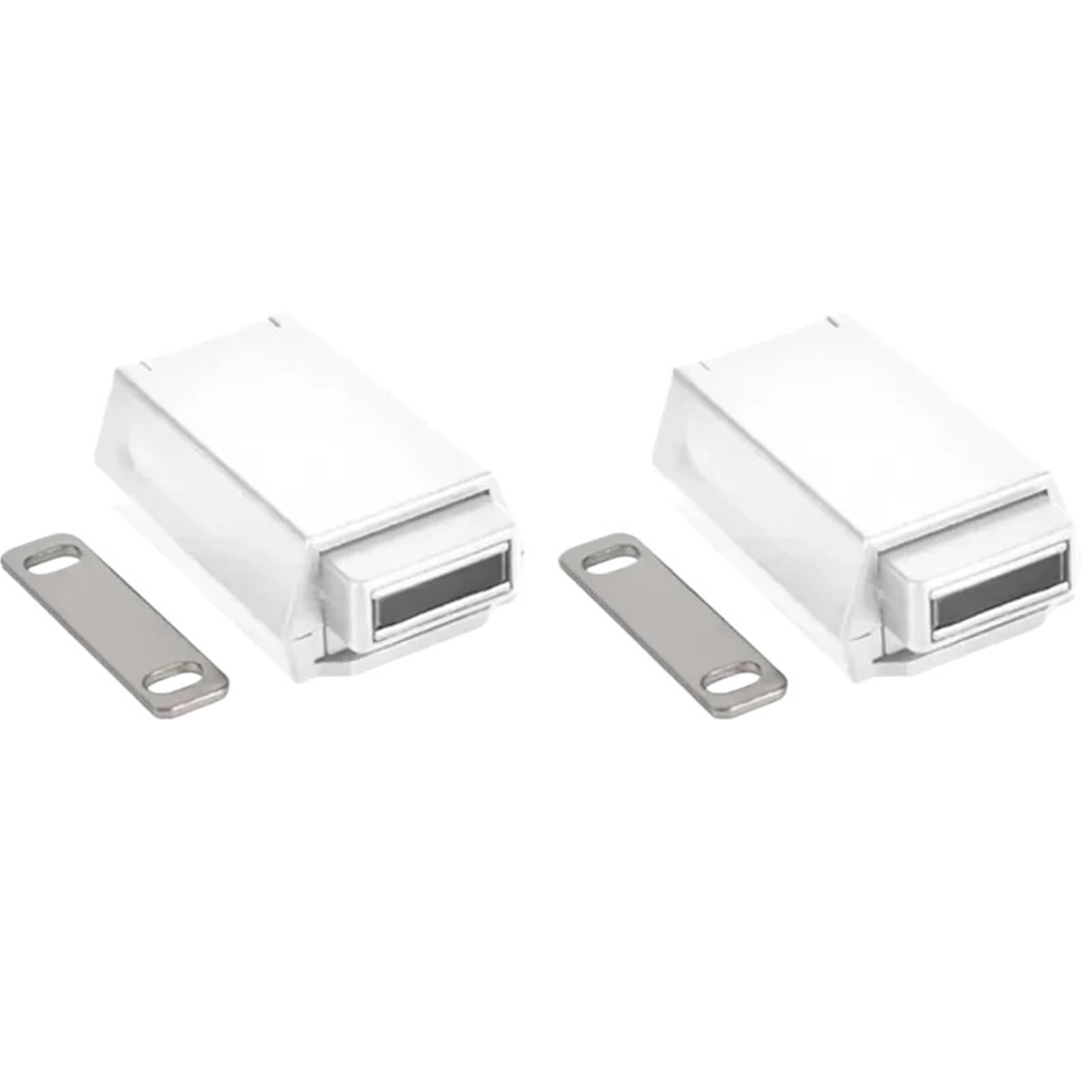 ZONSHJDKR Magnetic Latches 1/4sets Cabinet Door Bouncer Catches Drawer Closer Latch Catch