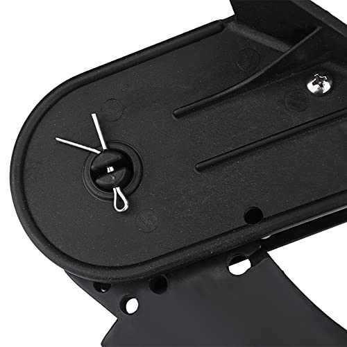 Voluxe Boat Rudder, Black Plastic Watercraft Plastic Rudder Canoe Accessory for Angling Boat