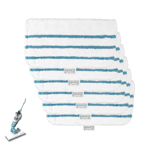 6 Lingettes pour Black et Decker Balais Vapeur FSMP20 Steam Mop pour Black Decker FSM