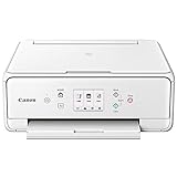 Canon Compact TS6020 Wireless Home Inkjet All-in-One Printer, Copier & Scanner, Mobile Printing, Auto Duplex and Business Card Printing, White