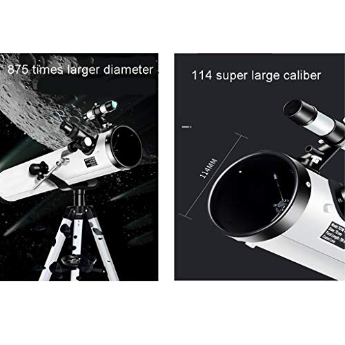 Telescopio astronómico 114 mm para principiantes miniatura 6