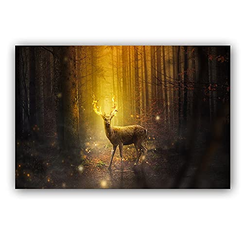 Kit Diamant Peinture Cerf Elfe XXL 80x220cm strass complet pour décoration salon