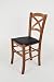 Tommychairs - Set 4 sillas Cross para Cocina y Comedor, Estructura en...