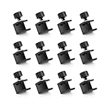 3D Printer Bed Clips 12PCS, Universal Platform Clamp Adjustable Glass Platform Clips Compatible with Ender 3 Pro/Ender 3 V2/Ender 3 Neo/V2 Neo and FDM 3D Printers, Adjustment Range from 3mm to 9mm.
