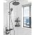 30pcs Marble Peel and Stick Backsplash Waterproof Washroom Wall Panels, Peel and Stick Tile, PVC Foam Wall Panels for Living Room,Kitchen,Bathroom(A7)