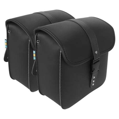 Sac de rangement latéral résistant aux intempéries en cuir - 3