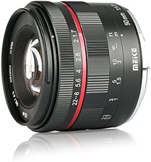 Meike 50mm F1.7 Full Frame Large Aperture Manual Focus Lens Compatible with Sony FE E Mount Mirrorless Cameras A7RIII A7III A7RIV A7IV A7 A9 A7C NEX 3 A9II A7II A6400 A6100 A6300 A6500 A6600 A7SIII
