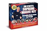 Jim Stott Magic Supreme Magic Kit for Kids – 250+ Easy Magic Tricks | Beginner Magic Set with Cards, Coins...