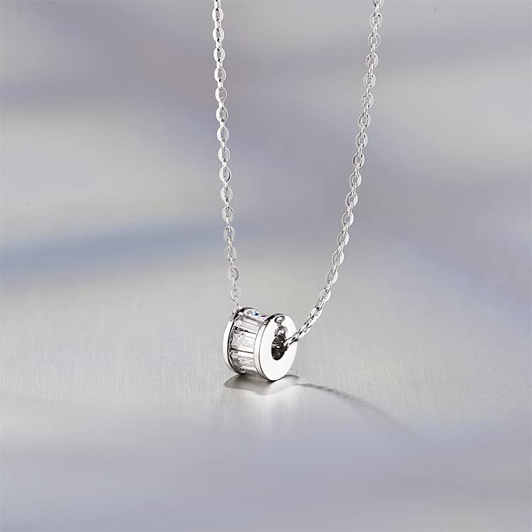 Collier fin argent S925 pendentif discret mode ins pour femme - 2