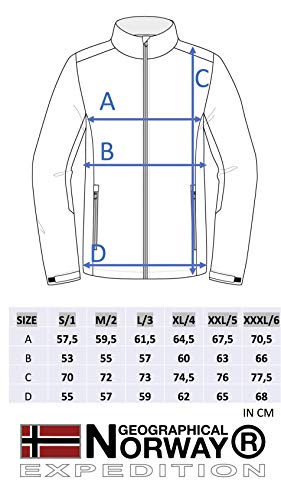 Veste softshell homme Geographical Norway Royaute noir veste coupe vent S