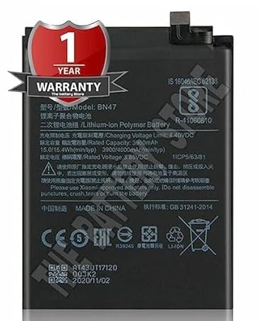 Image of Origina BN47 Battery for Redmi 6 Pro I A2 Lite M1805D1SI Battery with 1 Year Warranty**(Y00000226)