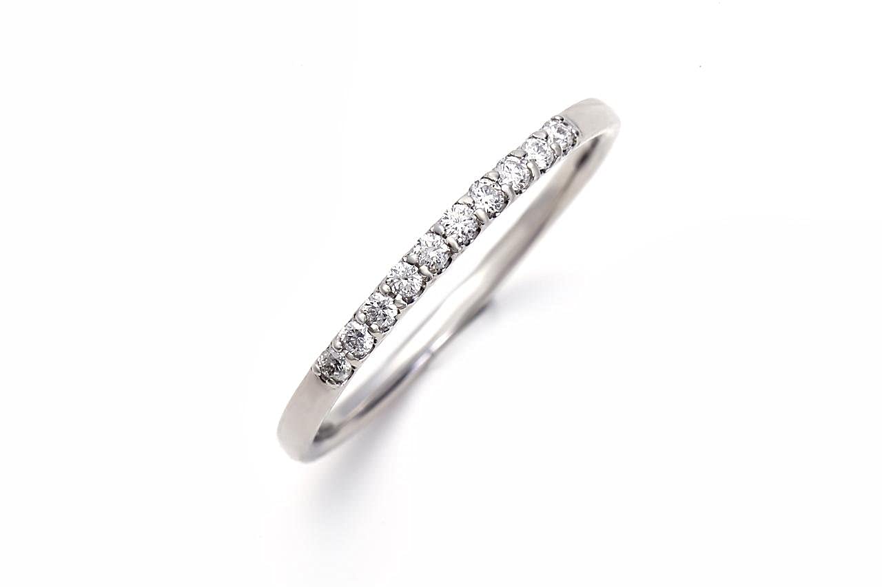 Amazon | LEGAN (レガン) ハーフ エタニティリング プラチナ 5号 [ 0.1