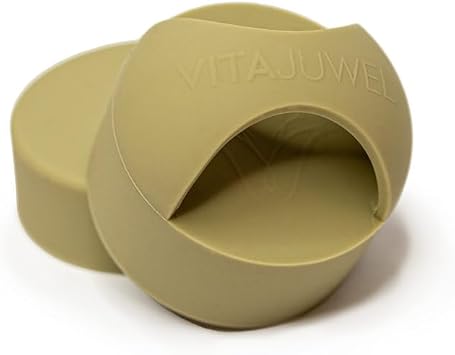 VitaJuwel LOOP - warm sand | Protective Caps for VitaJuwel Crystal Water Bottles Silicone