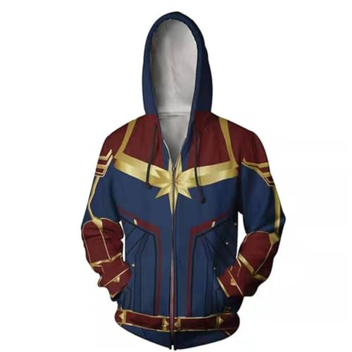 Image of 3D Captain Fashion Cosplay Hoodie Jacket