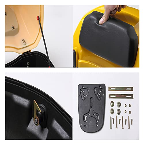 ASDQWER Moto Scooter Baule,Bauletto Moto,Bauletto