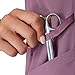 Hanes Women's Healthcare Top, Moisture-Wicking Stretch Scrub Shirts, Ribbed Side Panels, Purple Mauve, Small