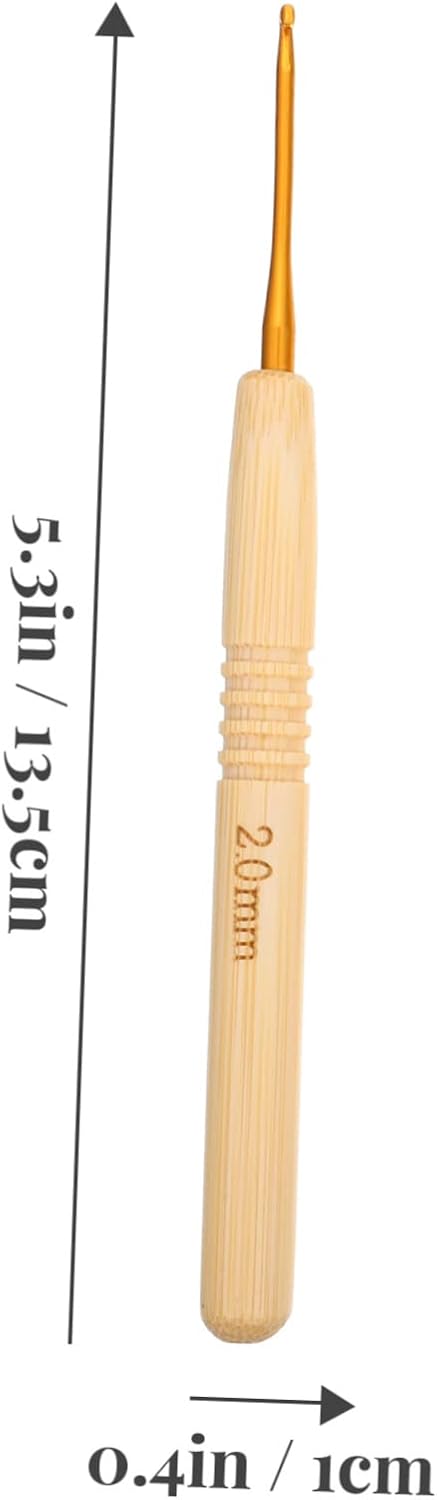Lurrose 27pcs Ergonomic Crochet Hooks Handles for Crafts for Knitting Hats Sweaters and Gloves Smooth Tips Design