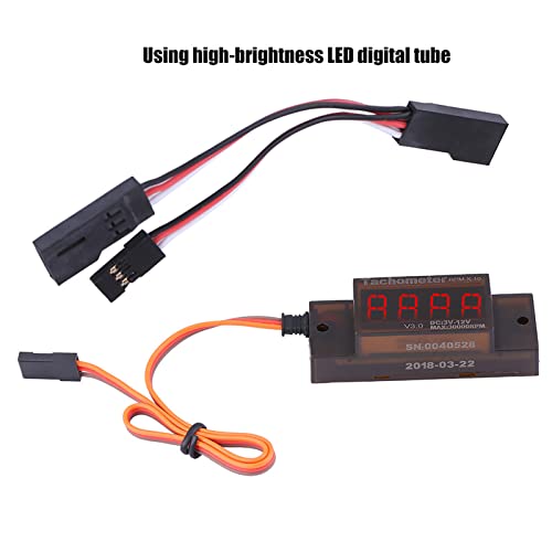 RC-Zünddrehzahlmesser, Drehzahlmesser V5.0, Geeignet für MT-Benzinmotoren der DLE-Serie