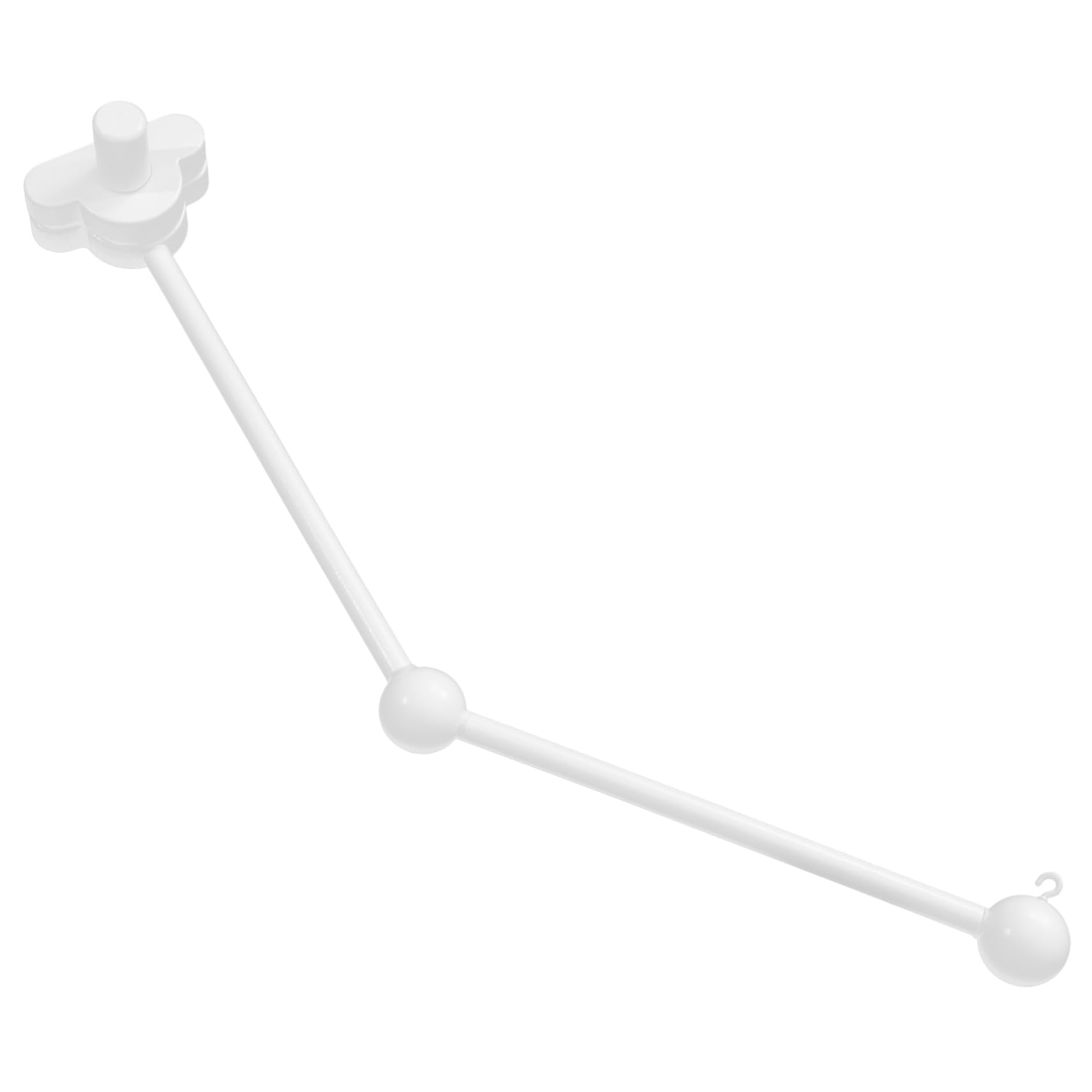 Toyvian 5stücke Cloud Mobile Halterung Für Babybett Höhenverstellbar Stabiler Holzarm Für Spieluhren Dekorative Wickeltisch-Dekoration Einfach Zu Montieren Für Entspannende