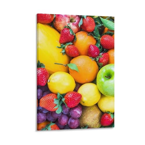 Impression sur toile fruits colorés pour sublimer la déco de votre couloir