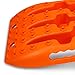 XPV AUTO Recovery Tracks Traction Boards Tire Ladder 4WD Recovery Mat for 4X4 Offroad Sand Snow Mud Track(Orange)