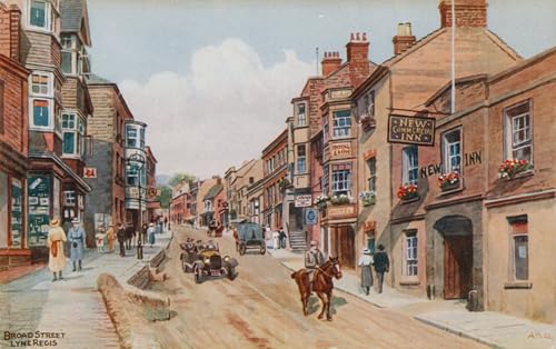 Carteles Impresiones 60x90cm de Alta Definición Broad Street Lyme Regis Decoración