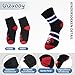 Uizuooy Socken Jungen 39-42 Socken Kinder 39-42 Jungen Kindersocken Unisex Sportsocken Fussball Baumwolle Kleinkind Sneakersocken Bunte Sommersocken Atmungsaktiv Tennissocken Kinder 12 Paar 2878
