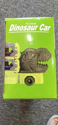 VATOS Transport Truck Toys Cars for Boys Ages 3 4 5 6 7 8, Portable Dinosaur Race Track Truck Toy Car with 6 Race Cars, Best Gift Carrier Trucks Vehicles Toys Set for Kids - Image 9