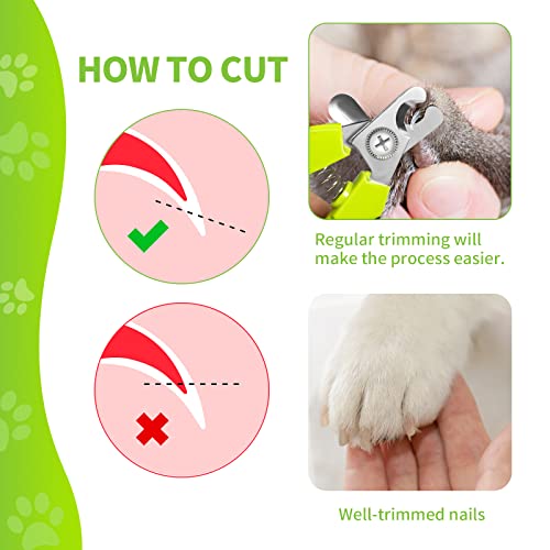WallEgo Profi Krallenschere für Hunde, Große & Mittelgroße Haustiere krallenschleifer Mit Nagelfeile, Hohe Qualität krallenschneider Katzen