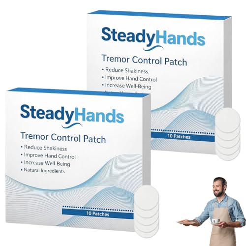 DESIYUE Steadyhands Tremor Control Patch, Steady Hands Control Patch - Hand Stabilizer for Tremors - Suitable for All Ages (2boxes)