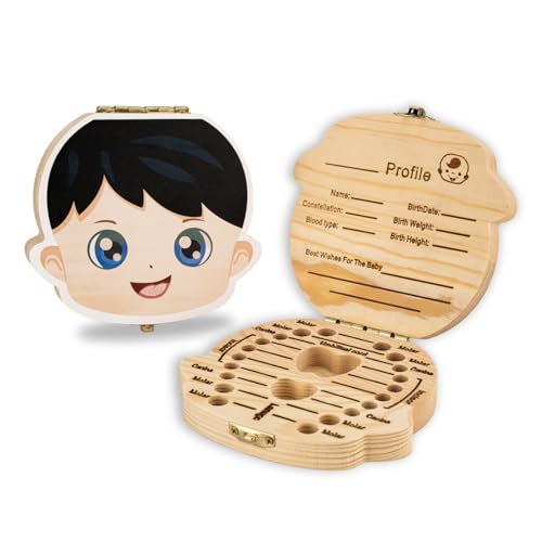 GrueGard Milchzahndose, Zahndose Milchzähne Jungen mit Display Funktion,...