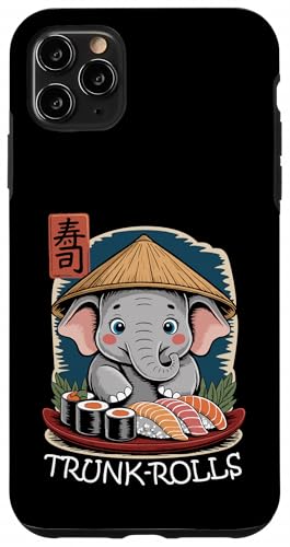 寿司エレファントトランクロール スマホケース iPhone 11 Pro Max 用